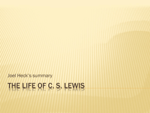 The Life of cs lewis