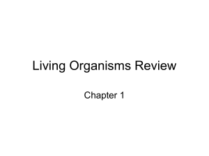 Living Organisms Review - Parkway C-2