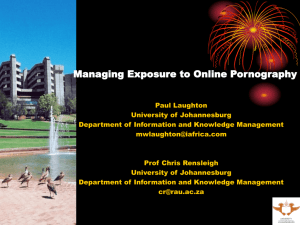 Managing Exposure to Online Pornography
