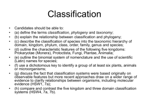 AS 2.3.2 Classification