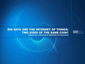 Big Data and the Internet of Things