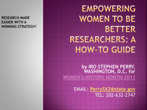 EMPOWERING WOMEN TO BE BETTER