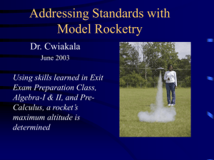 Math and Model Rockets