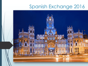 Spanish Exchange 2014-2015