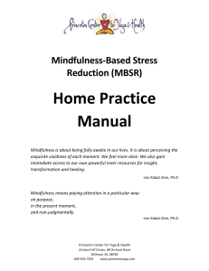 2015 MBSR Manual