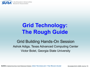 Grid Technology: The Rough Guide