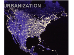 Urbanization