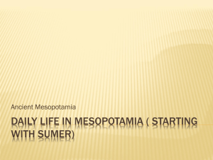 DAILY LIFE IN mESOPOTAMIA