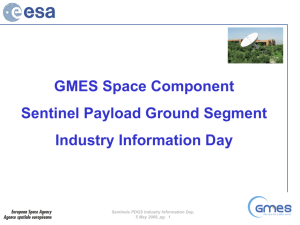 Sentinels PDGS Industry Information Day - Emits