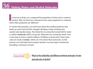 Lesson 36 Model Water and Alcohol Molecule_Teacher