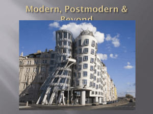 Modern, Postmodern & Beyond
