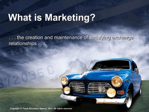 What is Marketing?