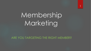 Are you targeting the right member? - CMAA