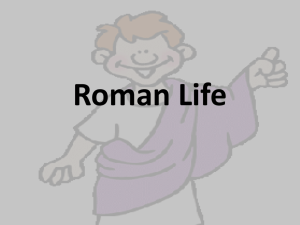 Roman Life - Kyrene School District