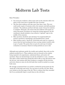 Example Midterm Lab Tests