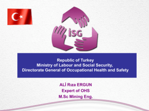 OHS Regulations in Turkey - OIC-VET