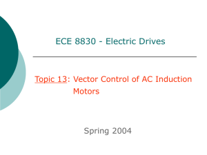 Vector Control of AC Induction Motors