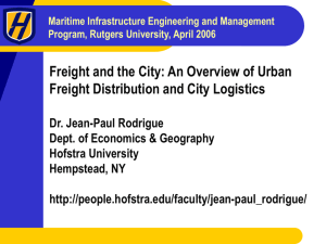 Urban Freight Distribution