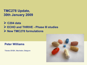 TMC278 Update - UK-CAB