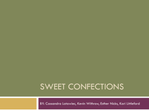 Sweet confections