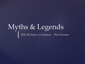 Myths & Legends - English 201 UMET
