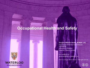 Occupational Health and Safety - Electrical and Computer Engineering