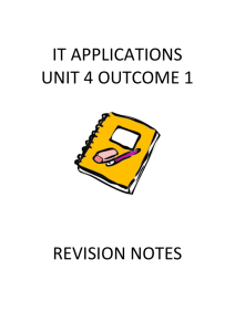 U4O1-RevisionNotes