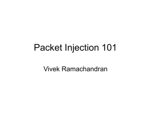 Packet Injection 101
