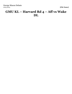 GMU KL – Harvard Rd 4 – Aff vs Wake DL - openCaselist 2015-16