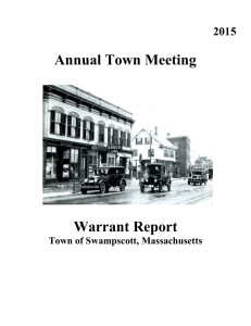 annual town meeting warrant