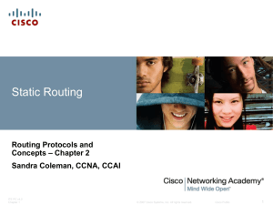 Static Routing