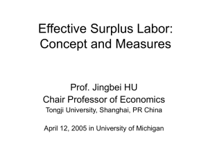 Effective Surplus Labor: Concept and Measures