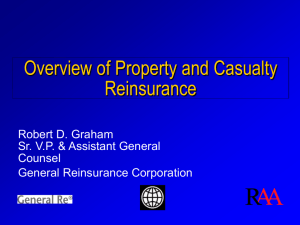 Overview Of Reinsurance