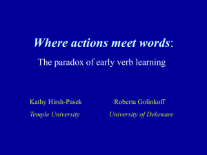 Where actions meet words - Kathy Hirsh