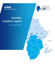 Lesotho Country Report_KPMG
