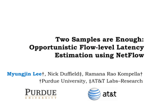 Two Samples are Enough: Opportunistic Flow