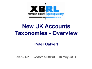 The new taxonomies