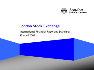 IFRS policy - London Stock Exchange Group