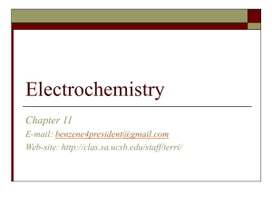 Electrochemistry ppt