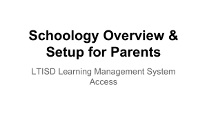 Parent Schoology Set Up Instructions