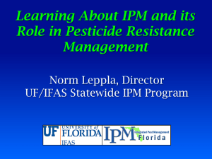 Learning About IPM and its Role in Pesticide