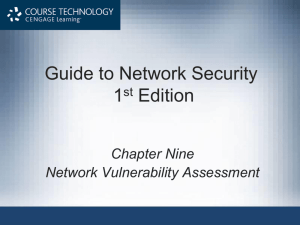 Network Vulnerability Assessment