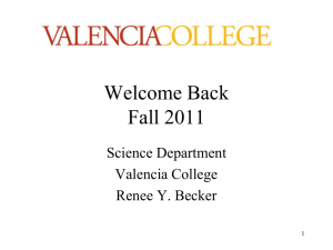 Welcome Back Fall 2011