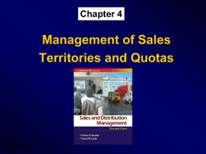 6 Sales Territories