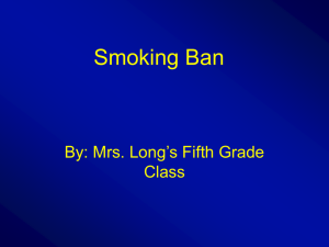 The Real Smoking Ban