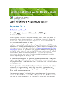 Hot Topics In LABOR LAW - Wolters Kluwer Law & Business News