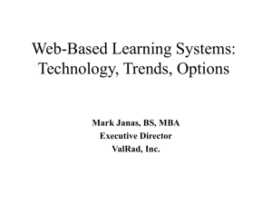 Web-Based Learning Systems: Technology