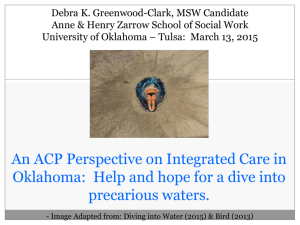 An ACP Perspective on Integrated Care in Oklahoma: Help and