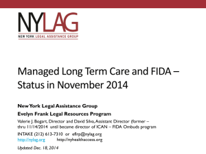 Managed Long Term Care