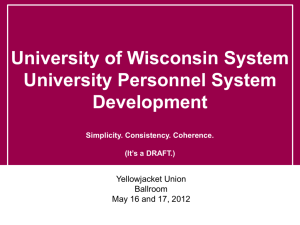 UPS Recommendations Presentation - Spring 2012